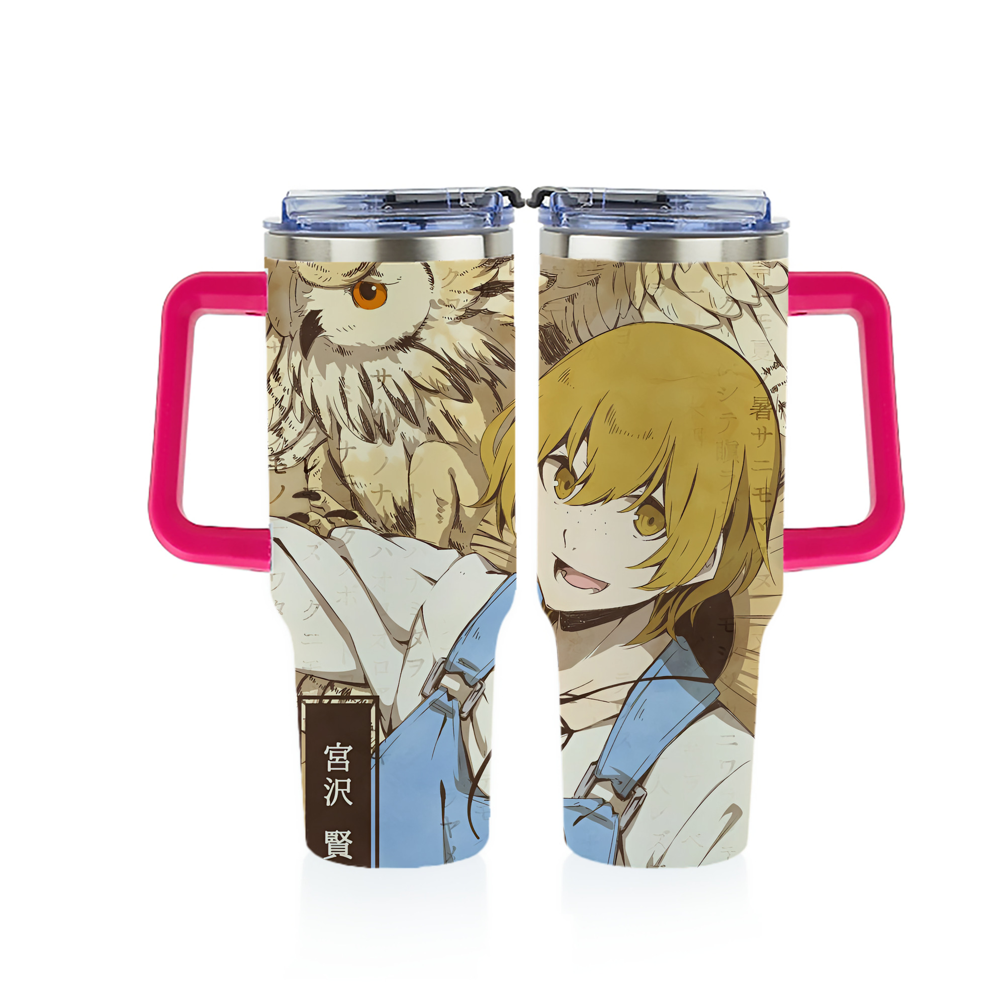 （画像用） 文豪ストレイドッグス Bungo Stray Dogs 1200ｍLフルプリント車用タンブラー